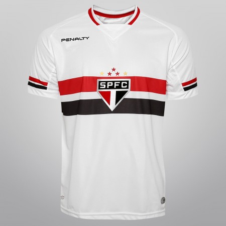 2015/16 Sao Paulo Home Soccer Jersey White